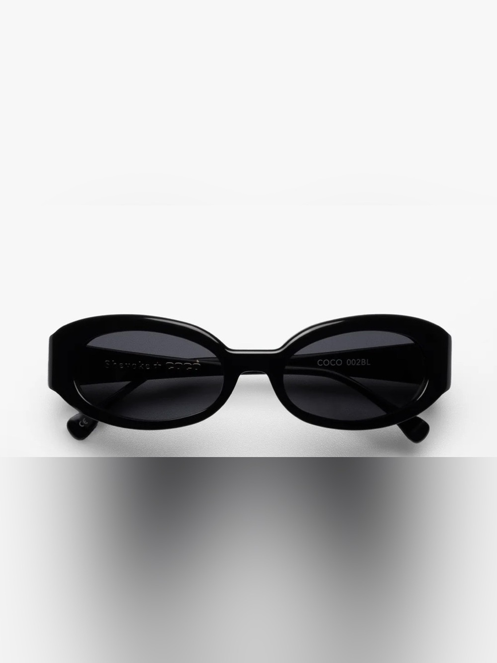 COCO Black Oval Fashion Sunglasses COCO 002BL